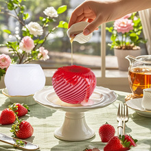 米颂 苹果慕斯蛋糕硅胶模具DIY手工蛋糕装饰巧克力工艺硅胶磨具模