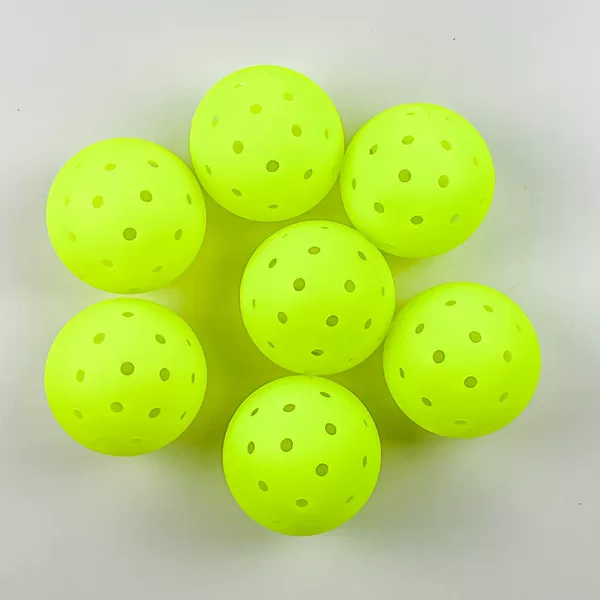 48-Hole Rotomolded Pickleball Competition-Grade 74mm Pickleball Set, Pickleball Balls with Integrated Holes