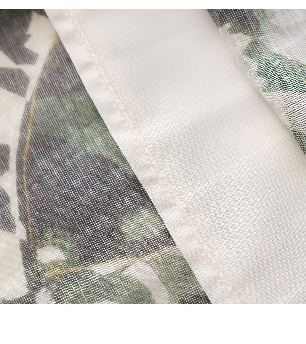 Chân váy xếp ly nữ xòe dáng bất đối xứng chất liệu cotton pha linen — xanh lá cây chi tiết 23