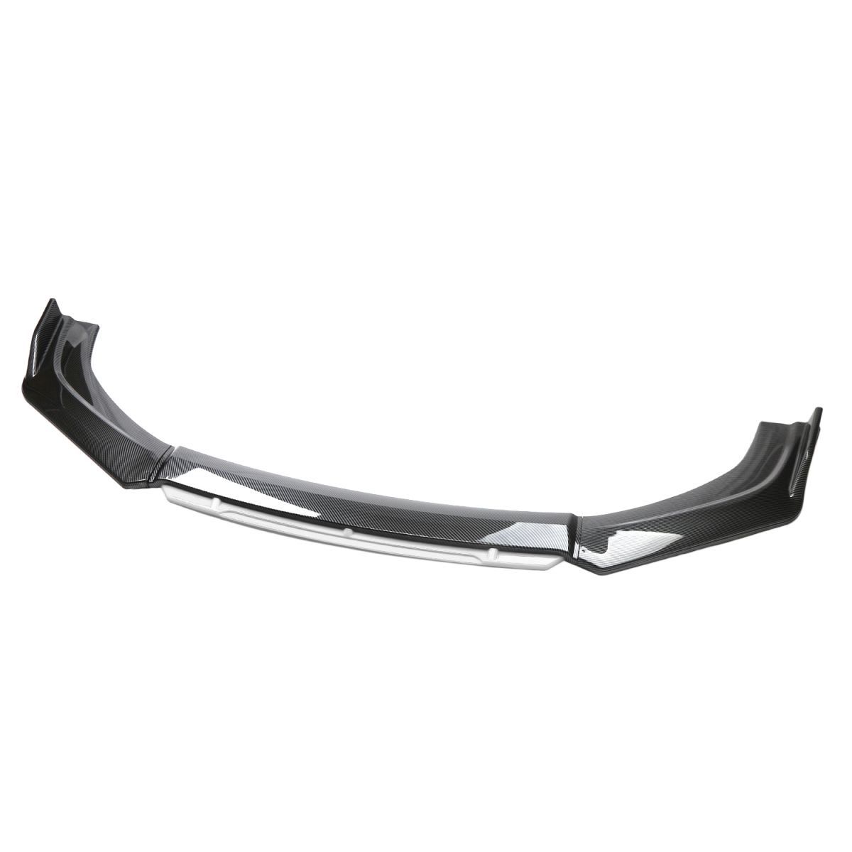 Modificación del automóvil Pala delantera con patrón de fibra de carbono universal Civic de décima generación Labios delanteros especiales Barra de protección de esquina anticolisión