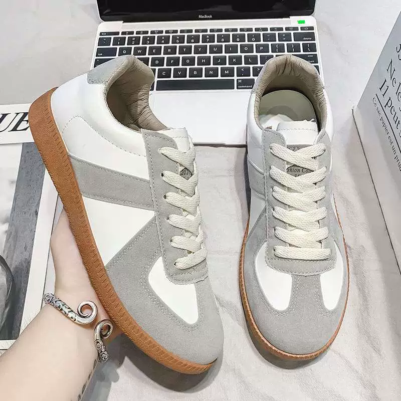 Мужские кроссовки весна-лето 2025, новые ретро немецкие белые кроссовки, модные кроссовки для пар, студенческие повседневные спортивные кроссовки в стиле Harajuku