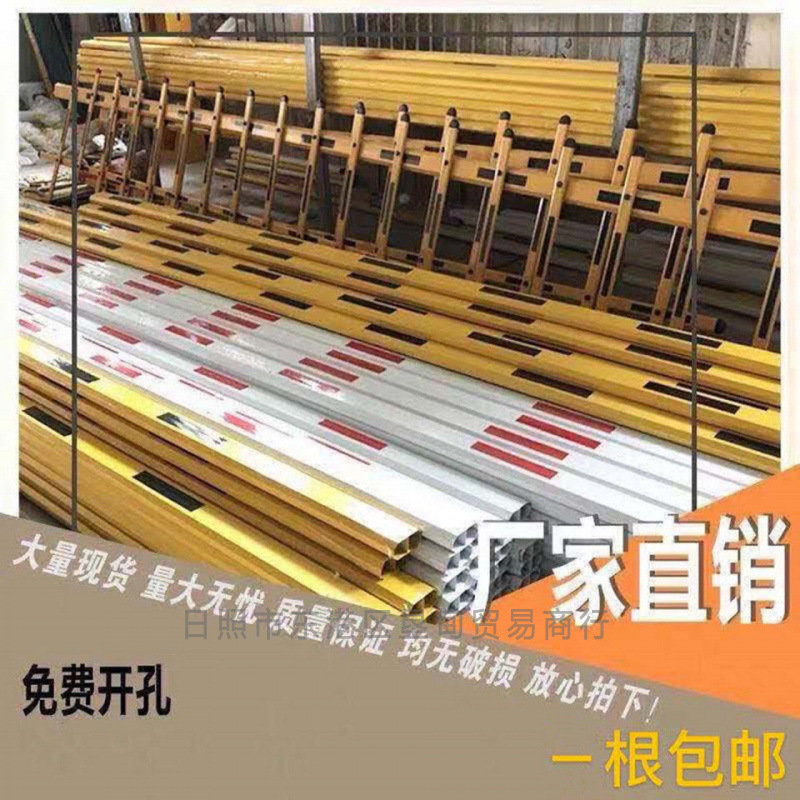 批发道闸杆挡车器铝合金八角直杆停车场升降杆汽车挡车杆栅栏闸杆