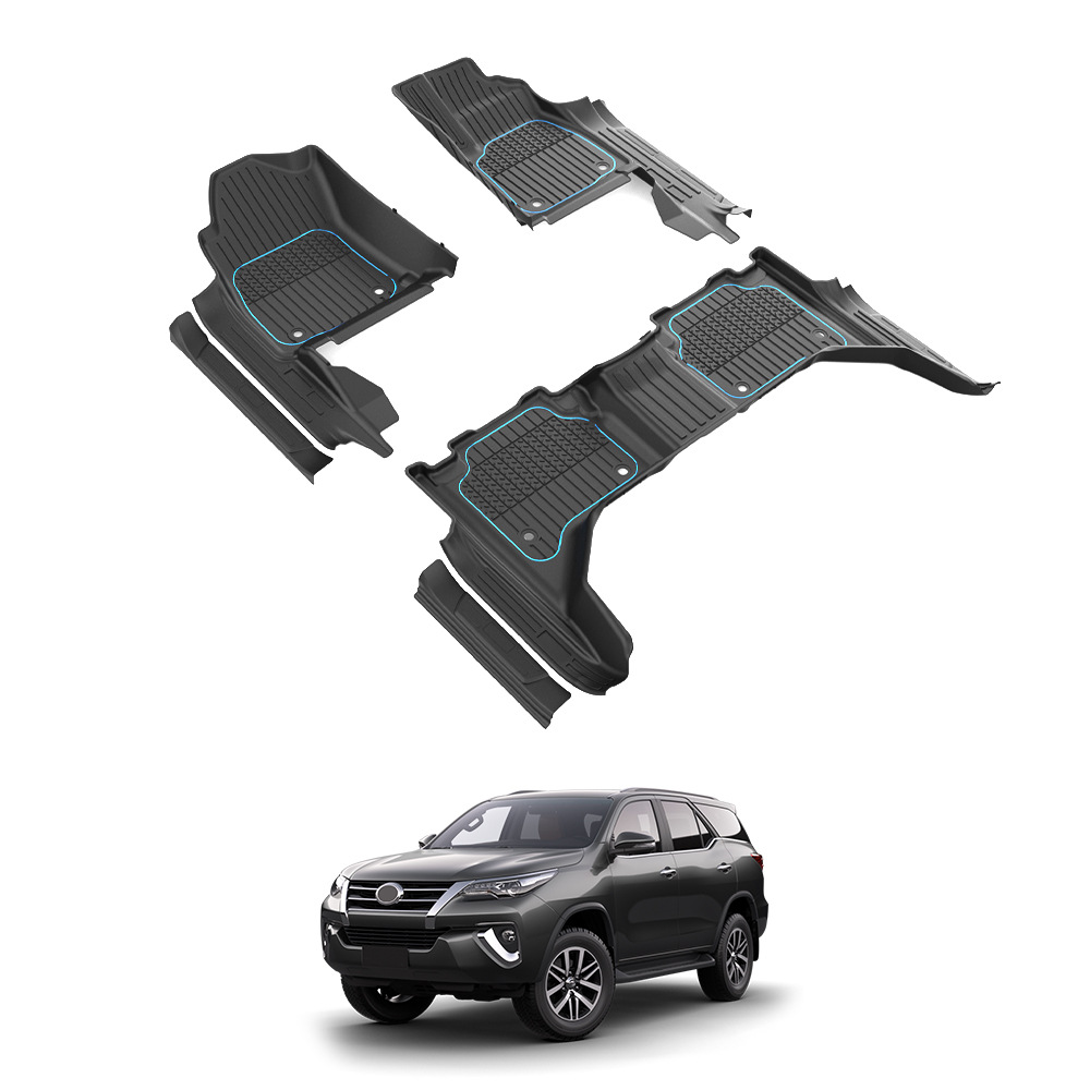 Adecuado para tapetes de coche Toyota Runner, tapetes especiales para tapetes, tapetes impermeables Fortuner Floor Mats