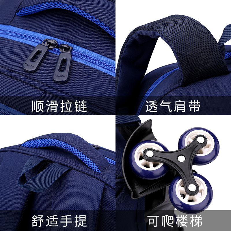 Venta especial de nueva mochila de tirón para estudiantes de primaria de grado 3 - 6 mochila de doble uso de gran capacidad para la escuela mayorista