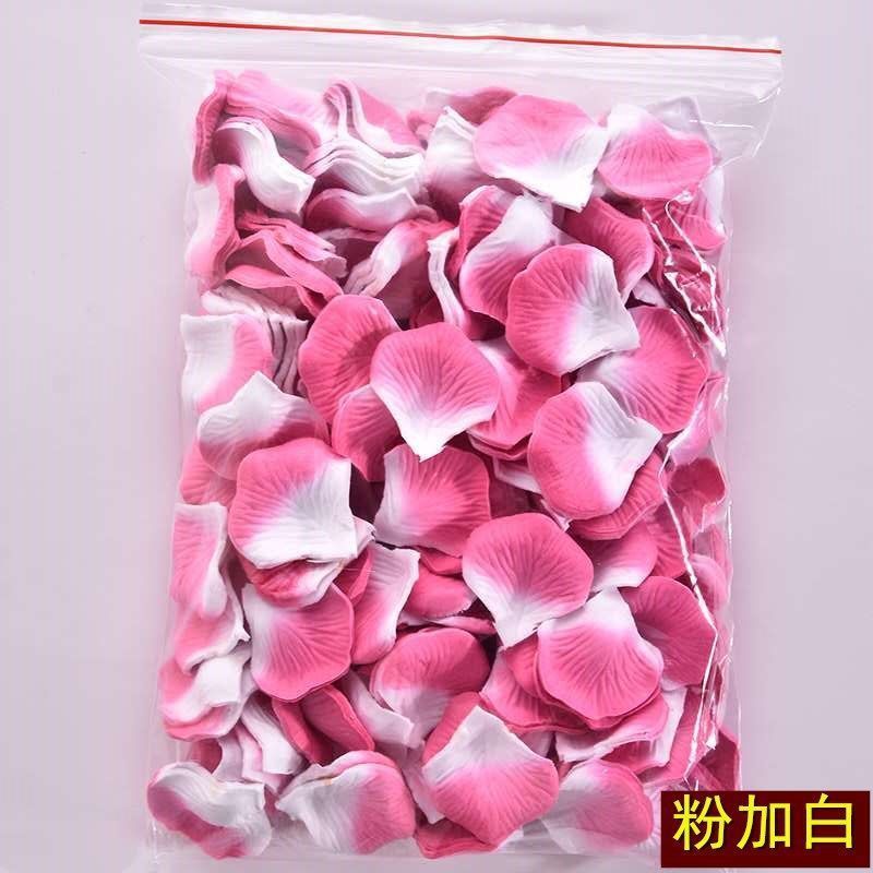 バラの花びら、造花、結婚式の告白、手振り花、バレンタインデーのプロポーズ、ロマンチックな結婚式の部屋のステージレイアウト|undefined