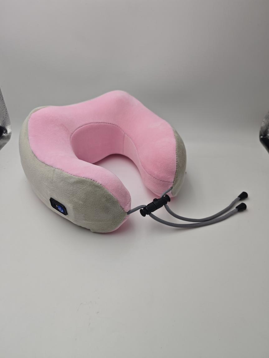 Masaje para el hogar Almohada en forma de U Memoria de algodón Coche portátil de viaje Masajeador de cuello cervical eléctrico Almohada de masaje en forma de U image 23