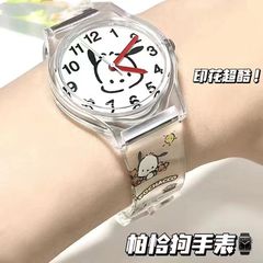 Cute cartoon child Pouch Dog watch, girl heart, high-quality appearance, simple, junior and senior high school students, watch wholesale