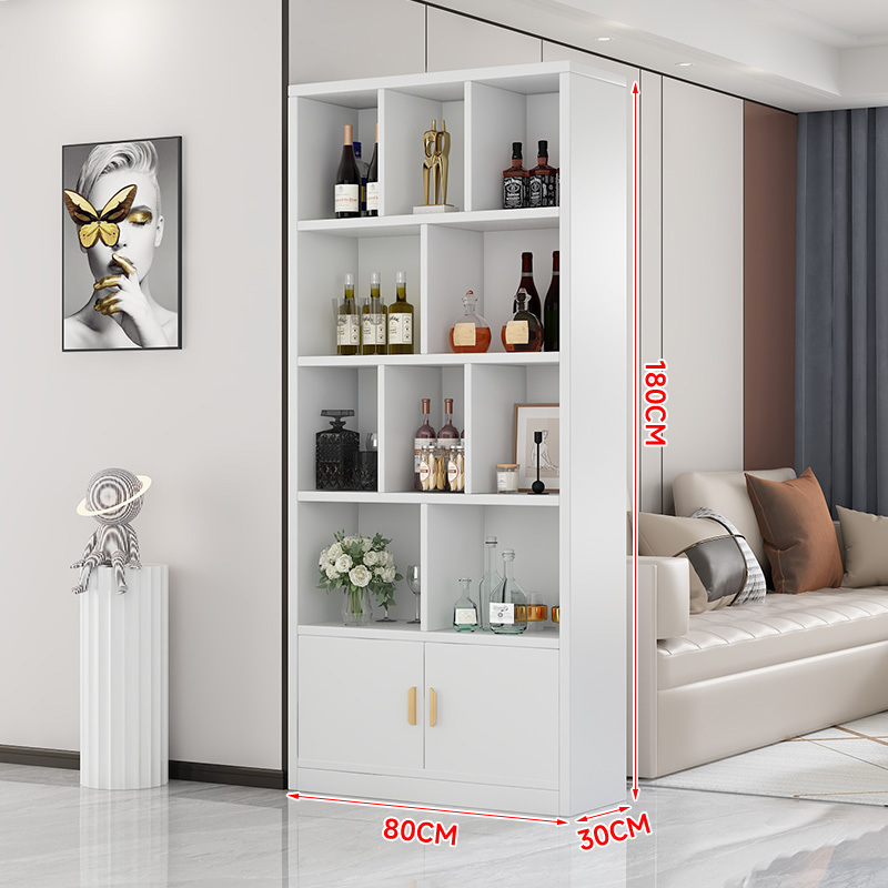 Gabinete de archivos de oficina Gabinete de archivos de madera Gabinete de archivos de madera simple y moderno con puertas Gabinete de almacenamiento multicapa