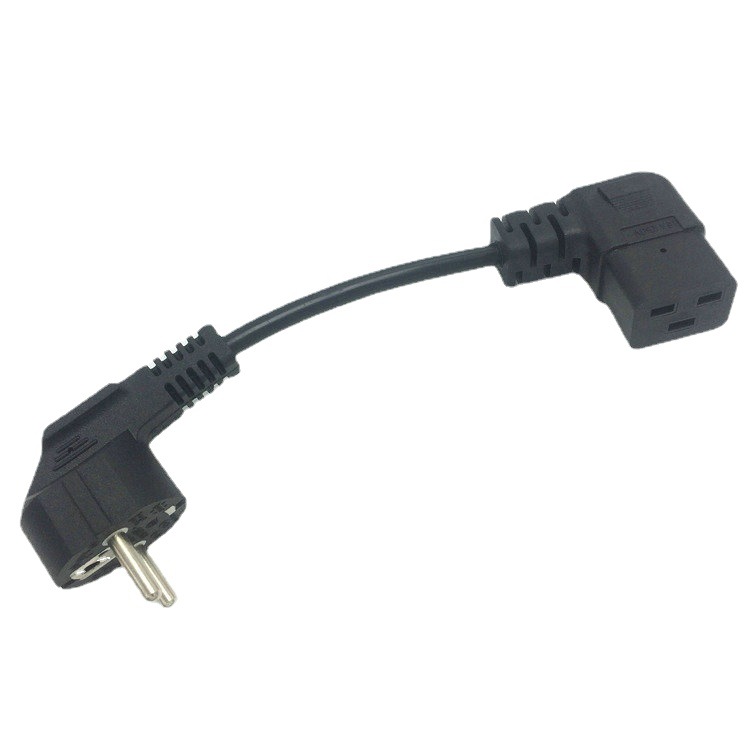 厂家供应 电源线8字尾欧标插头2芯长度量大从优欢迎订购