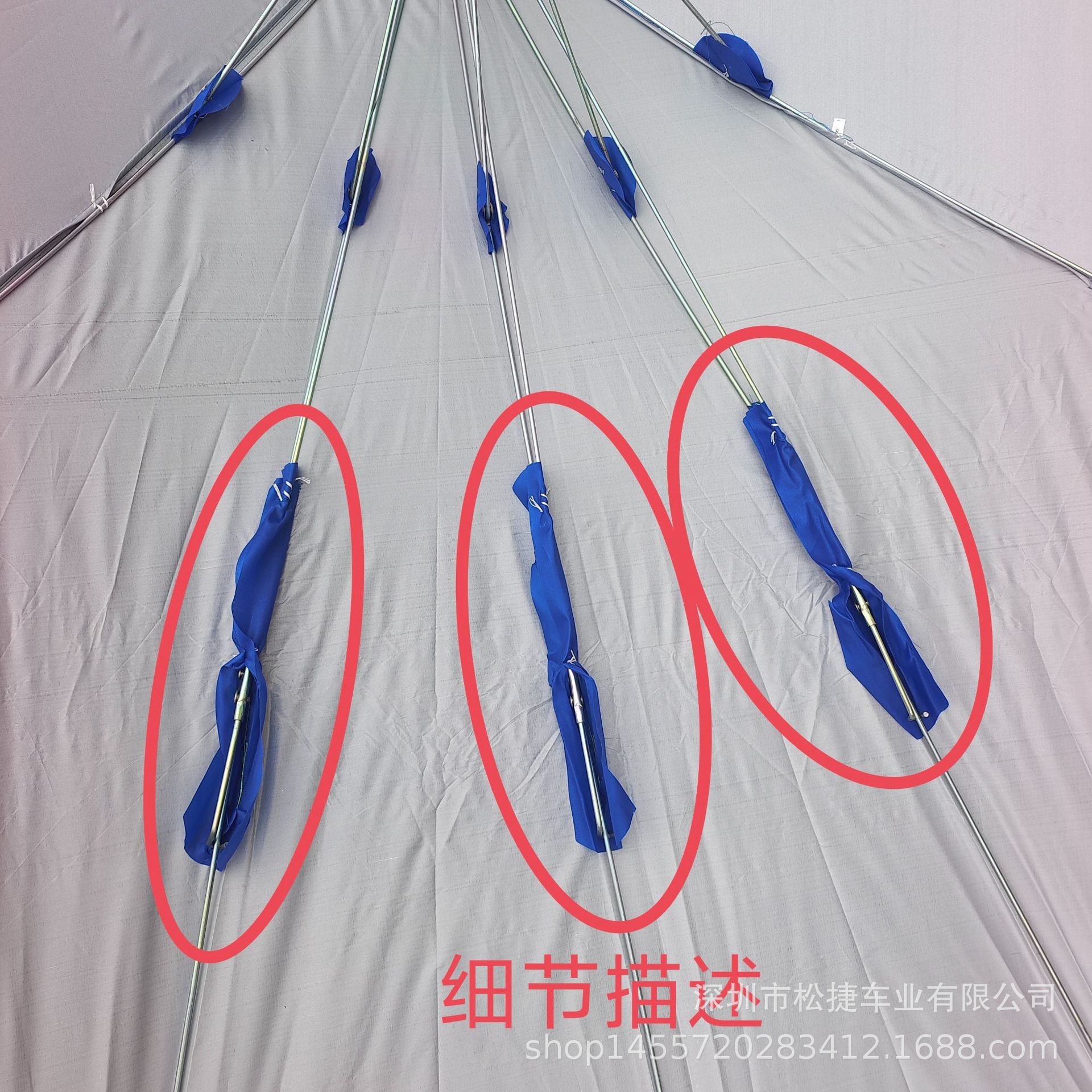 2.11m Motorcycle Electric Vehicle Round Tube Square Tube Umbrella Electric Vehicle Umbrella Motorcycle Umbrella Double Layer