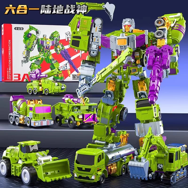 Children's Transforming Toys for Boys: Transformers 3 Robot Mecha Bumblebee Devastator Action Figure Alloy Optimus Prime 5