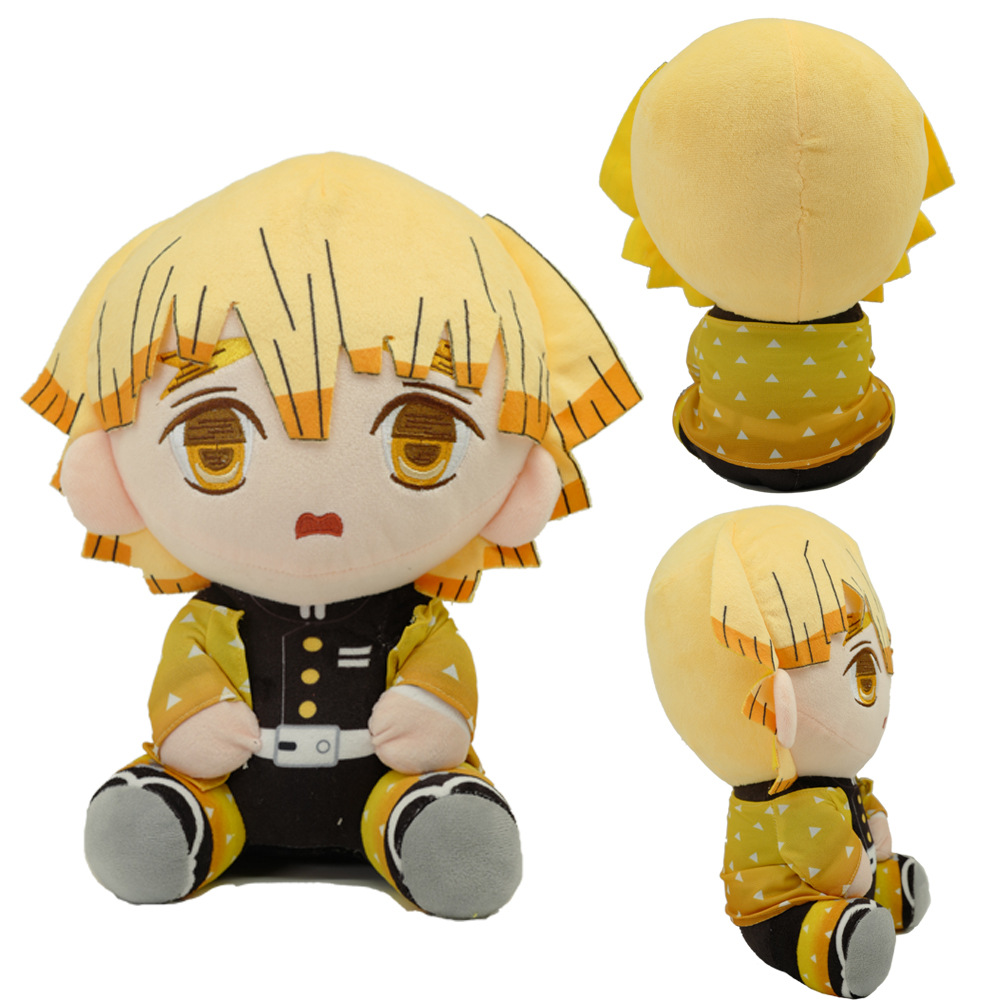 thumbnail image 1 of Sección completa de anime transfronterizo Demon Slayer: Blade Tanjiro Ni Douzi Doll Regalo para niños Juguete de peluche Sentado mi esposa Shanyi + 20 cm uno, 1 of 2