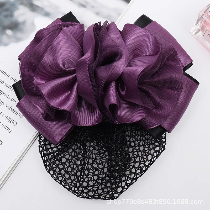 보라색 꽃 미세 메쉬