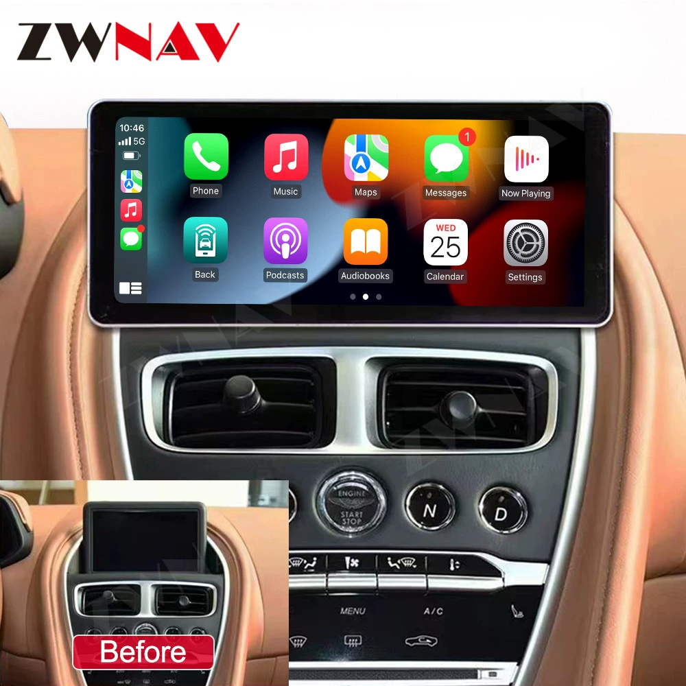 16-20 моделей подходят для модифицированного автомобиля Android с центральным управлением Aston Martin, навигации с большим экраном, панорамного изображения заднего вида.