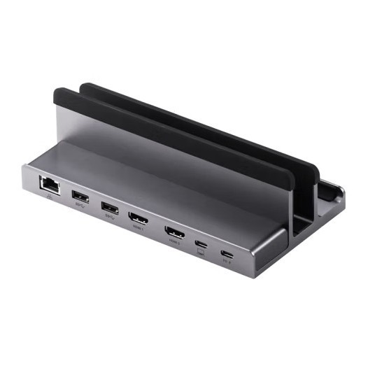 山业SANWA立架Type-C扩展坞6in1网口USB3.0 HDMI PD口400-VGA018