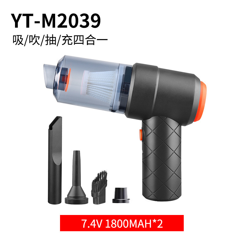  Blow suction charge YT-M2039+Sichrine car vacuum cleaner   + $2.17 