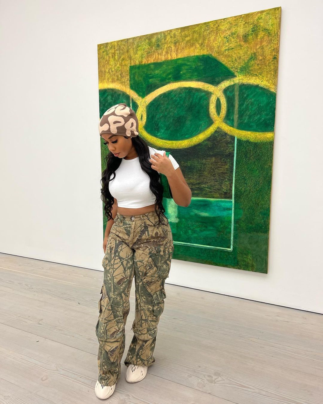 Vêtements pour femmes 2024 nouveau pantalon camouflage sexy ample décontracté à poches zippées_voghion.com