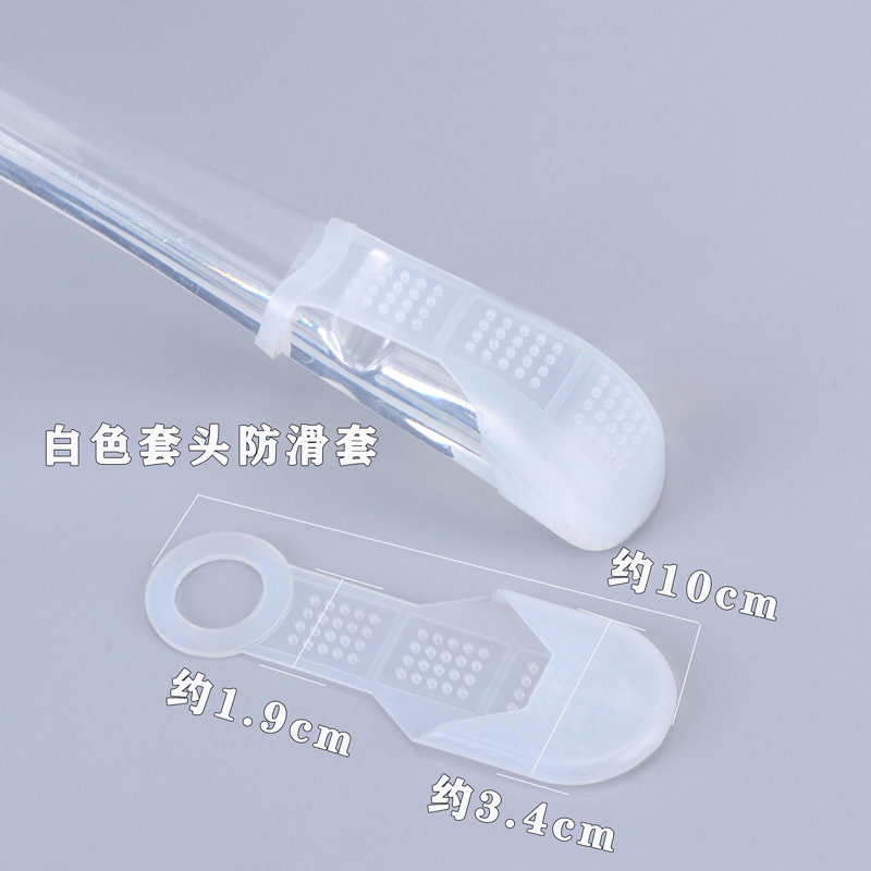 Tienda de ropa percha cubierta antideslizante especial almohadilla de cuero de silicona transparente negro sólido percha de ropa de plástico de madera pantalones clip de rack