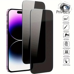 Apple 15、16、17、強化ガラスフィルム、iPhone 13、12、覗き見防止フィルム、Apple 14 Pro Max、覗き見防止に適用