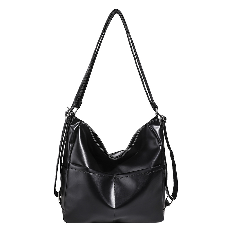 PU Leather Waterproof Backpack & Crossbody Bag for Women, 2-in-1 Commuter Tote Bag 2024 New Arrival, Shoulder Bag for School - Thumbnail 5