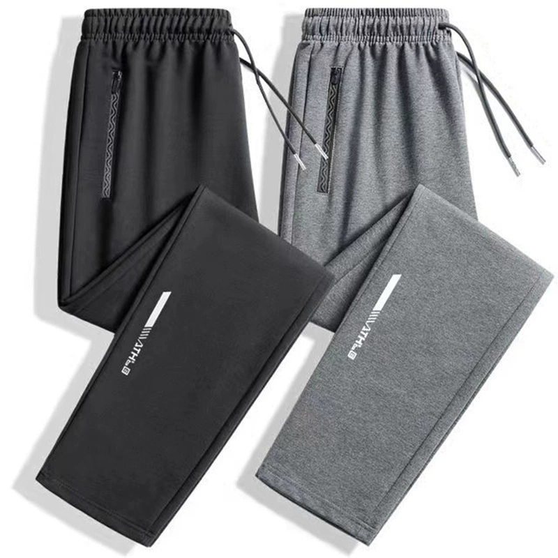 2023 повседневные спортивные длинные мужские весенне-осенние новые спортивные длинные брюки корейского тренда повседневные брюки мужчины