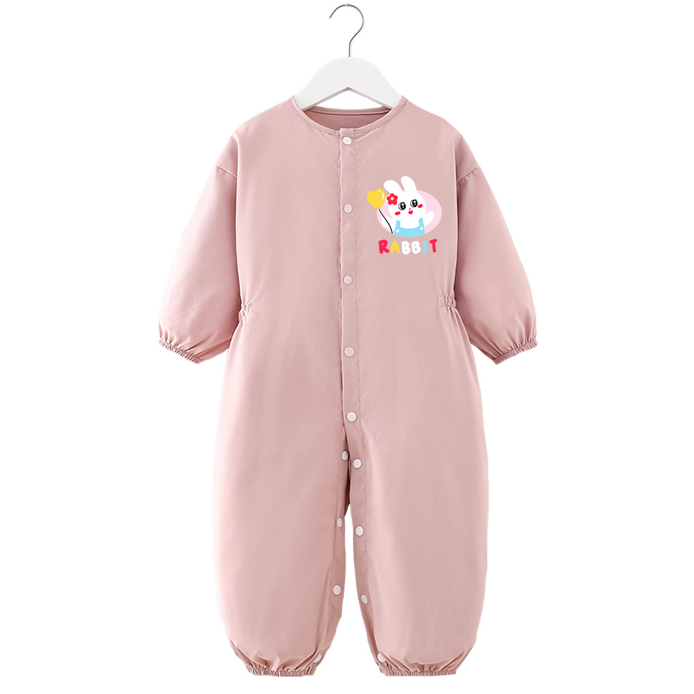 Climbing suit happy rabbit [pink]
