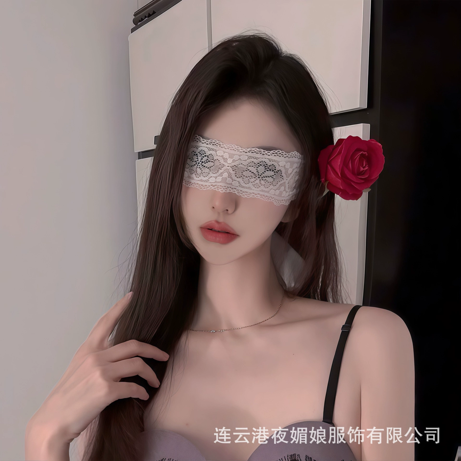 Маска для глаз с завязанными глазами лентой выпускной вечеринки воздержание сексуальная кружевная вуаль атмосфера маска украшения