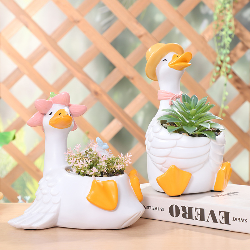 Chậu Cây Resin Chậu cây mọng nước hình cốc cà phê resin, chậu mini để bàn, trang trí cửa sổ và sân vườn (RG-197)