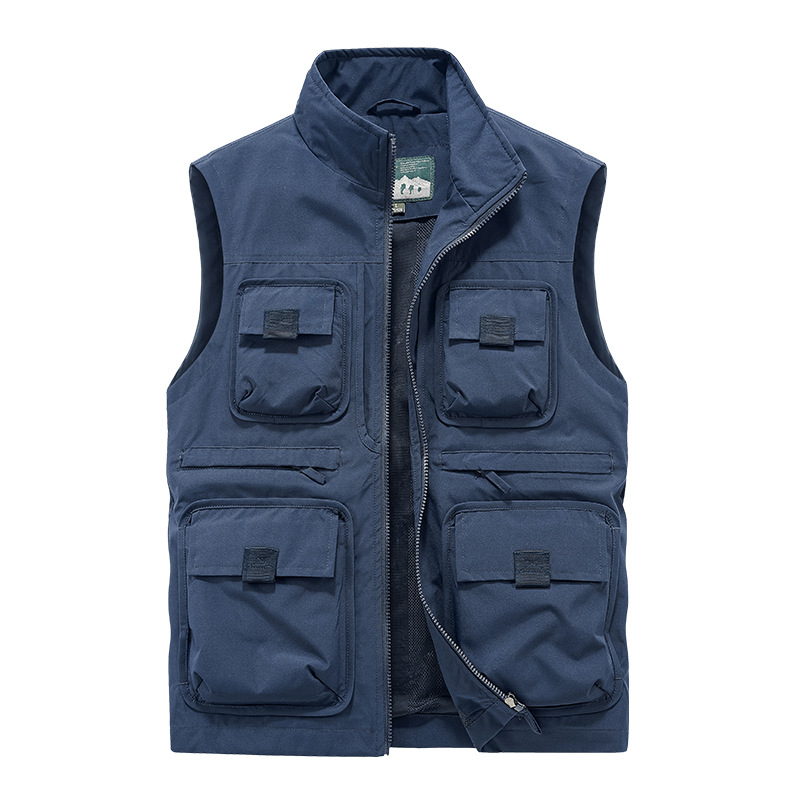 Casual universal waterproof quick dry travel vest, sports jacket, plus size 5
