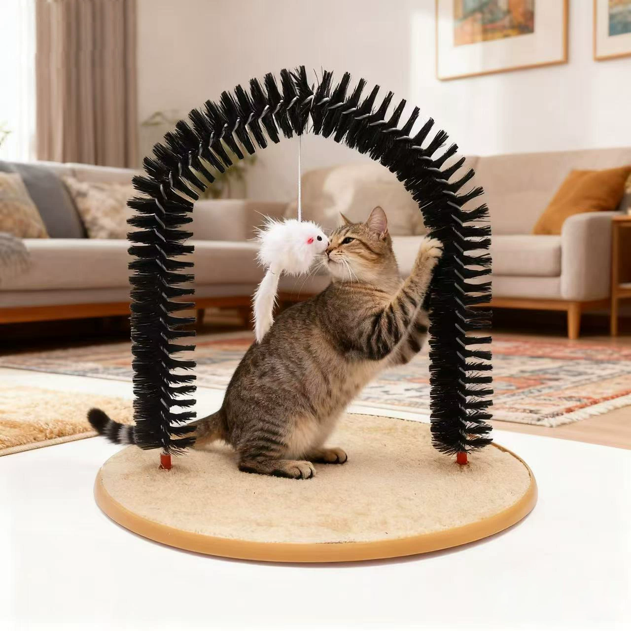 Кошка от привет игрушка, чтобы дразнить кошку, мышку, арку, зуд, устойчивый к царапинам, щекотка, щекотка, домашнее животное, игрушка