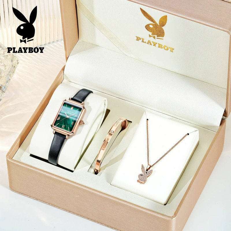 Playboy, (международная торговля), набор ко Дню святого Валентина, кварцевые часы, швейцарские часы, подарок на день рождения