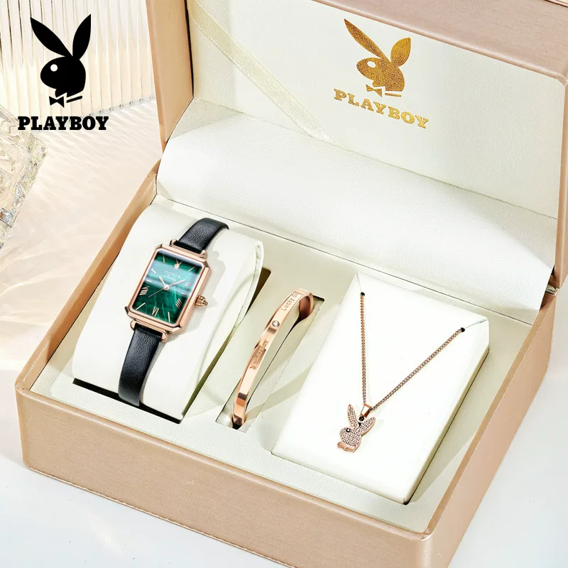 Playboy, (международная торговля), набор ко Дню святого Валентина, кварцевые часы, швейцарские часы, подарок на день рождения