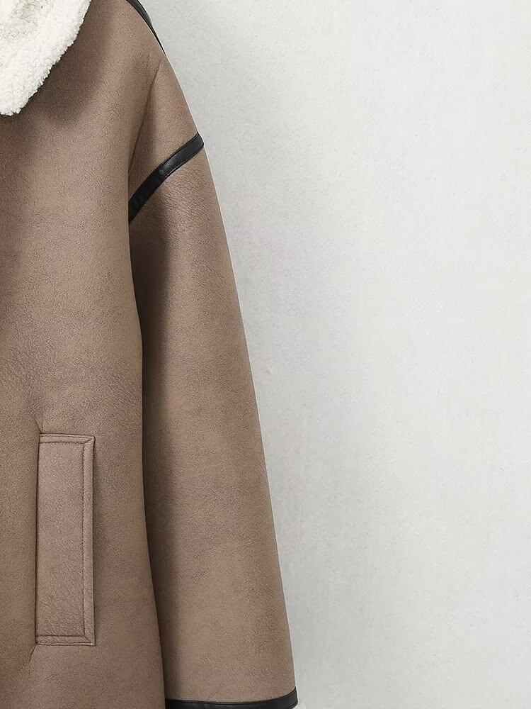 Winter Neue Produkt frauen Street Fashion Lange Stil Doppelseitige breasted Mantel W_voghion.com