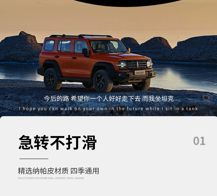 Suitable for Tank 300/400/500Hi4T/Z/700/330 25 Car Interior Supplies Steering Wheel Cover