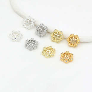 ��ɫ14K�����Ƕ�ʯ�U�ջ��л�ñdiy�ֹ���������ñ�Ʒ���C21
