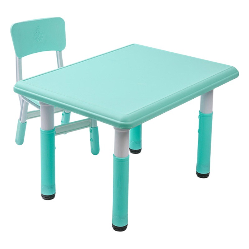 Kindergarten Tables and Chairs Baby Plastic Lift Learning Table Children's Early Education Home Eating Toys Game Small Square Table
