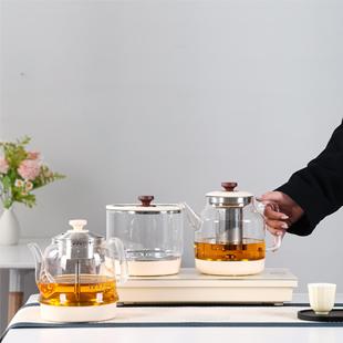V66 Fully Intelligent Electric Tea Stove Household Double Stove Double Water Glass Water Kettle Anti-Dry Burning Tea Stove