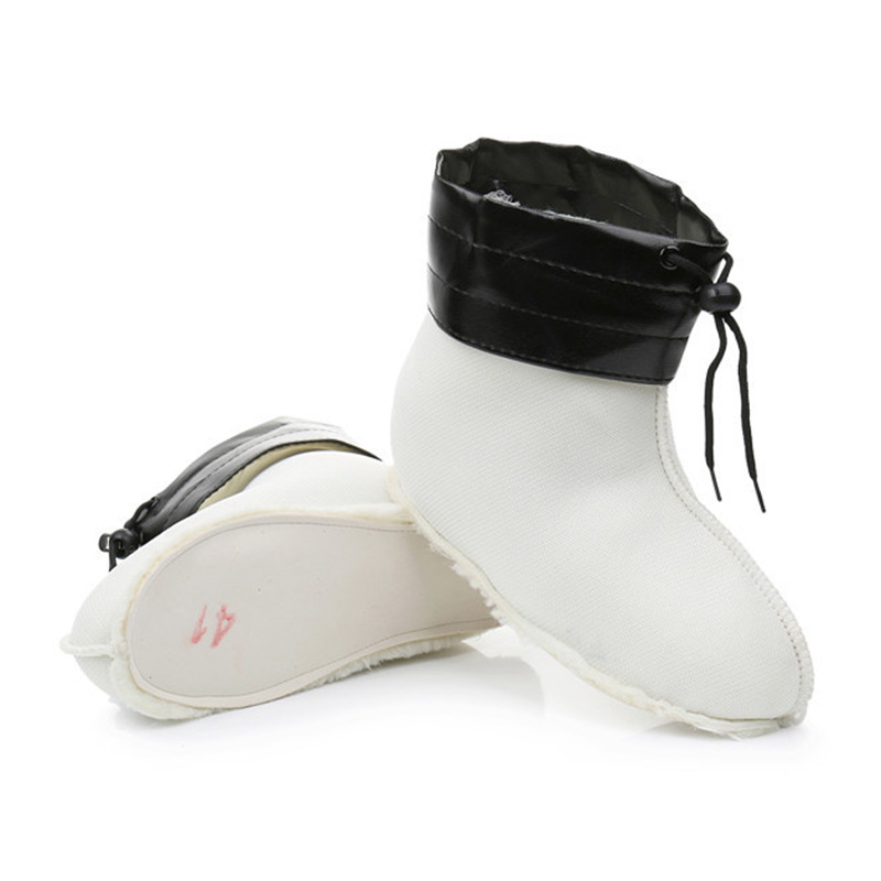 雨鞋內膽棉套冬季加厚男士加絨雨靴內膽棉套男女防寒保暖襪套