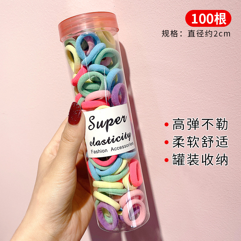 Banda de goma para niños banda de pelo de bebé no duele el cabello Cuerda de pelo de niñas coreanas banda de goma de aspecto alto accesorios para el cabello de bebé