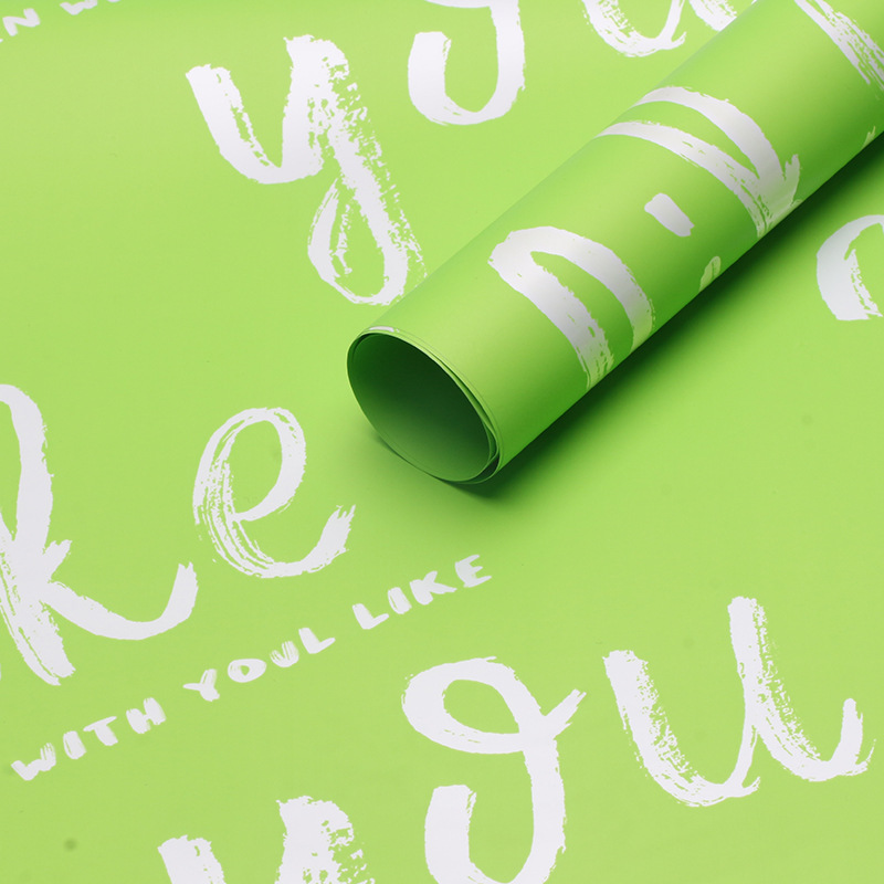 Huaxi como usted envasado de flores película plástica LIKEYOU ramo de flores de San Valentín material de embalaje de papel