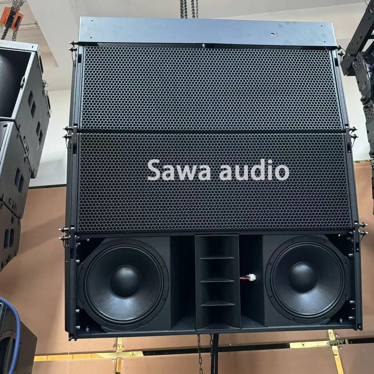 Fábrica directa J8 doble 12 pulgadas 3D audio de matriz lineal profesional al aire libre a gran escala KTV escenario de sonido