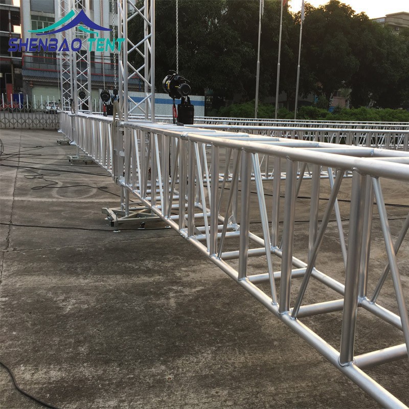 广州舞台桁架工厂出售520x760插销灯光架/户外演出舞台灯光桁架