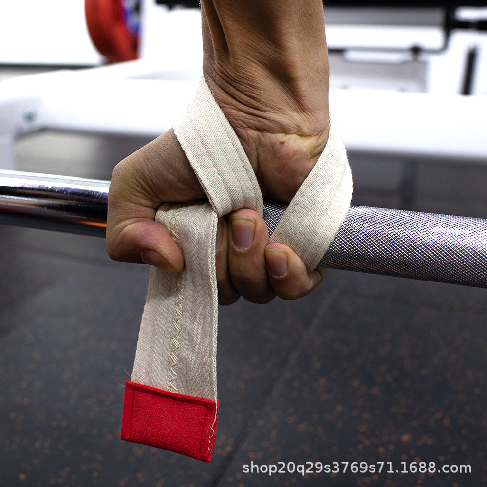 Wrap-Around Deadlift Booster Belt Weightlifting Grip Belt Gymnastics Horizontal Bar Training Palm Protection Pull Belt