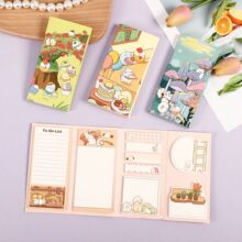 便利贴定制N次贴带背卡便签贴异形卡通无粘性便签本彩印封面封底