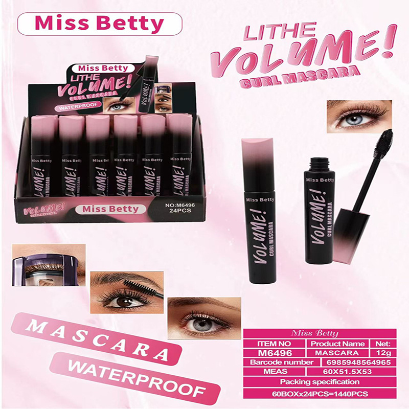 Nuevos productos de comercio exterior transfronterizo MissBetty densa rímel impermeable maquillaje mascara crema mascara al por mayor