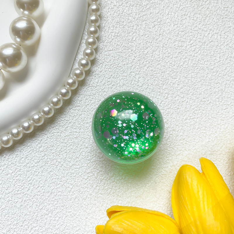Untitled-1_0003_Crystal Ball Stand-Sequins-Translucent Green