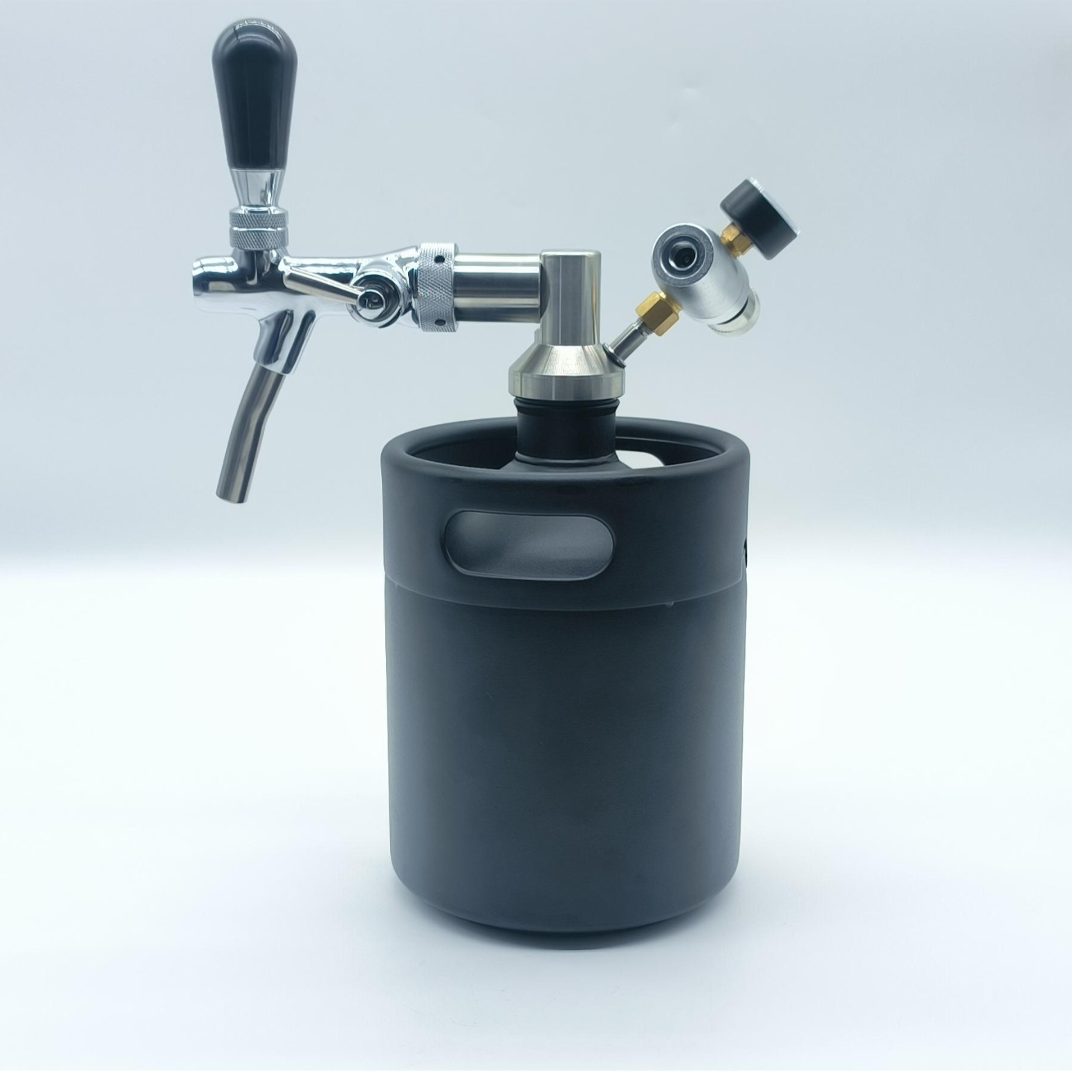 2L 304不锈钢啤酒桶白酒桶啤酒桶 可调节流量可调龙头打酒器套