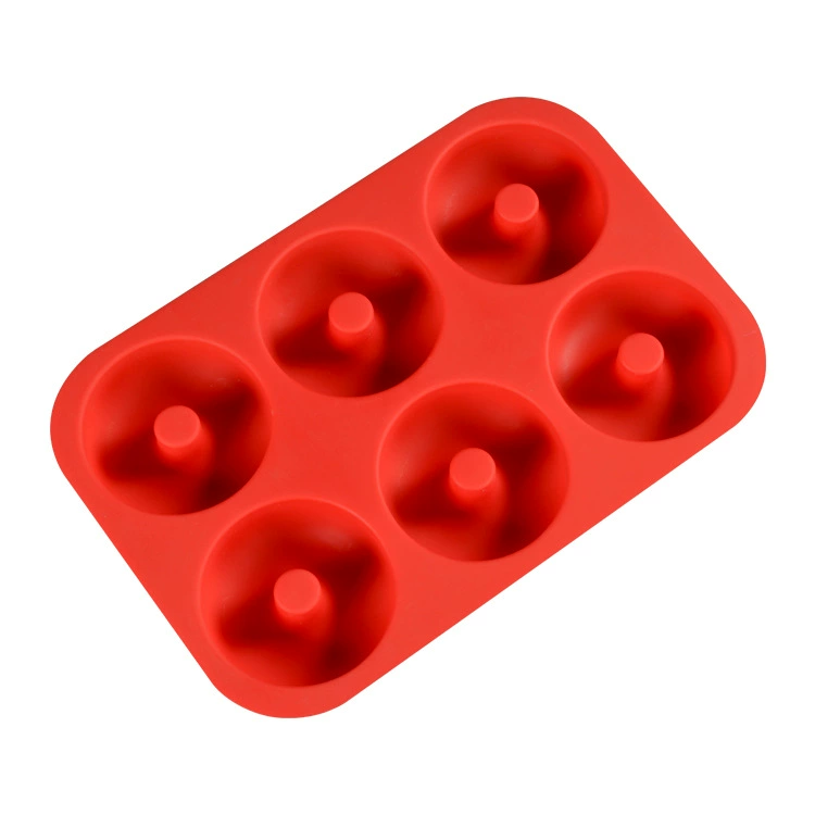 佳时 Cross -border 6 -connecting different flower silicone cake mold Silicone soap -cooled soap mold DIY handmade baking mold