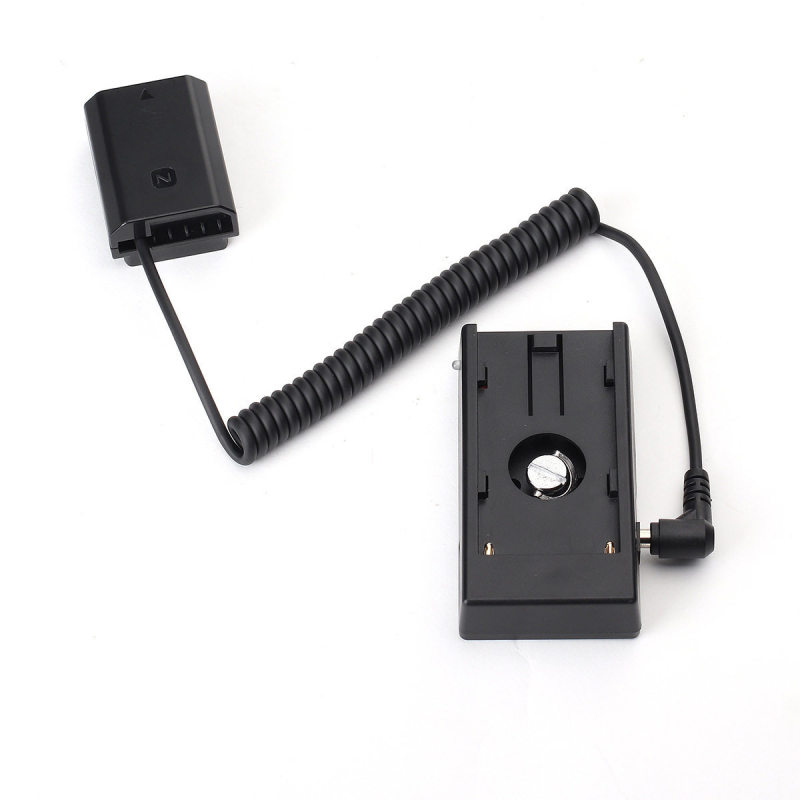 Suitable for Sony Np-F970F550 to Fz100 Fake Battery Adapter for External Use with A7R4 A7R3 A7Rm4 A7Rm3 A9