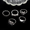 Set, retro ring, European style